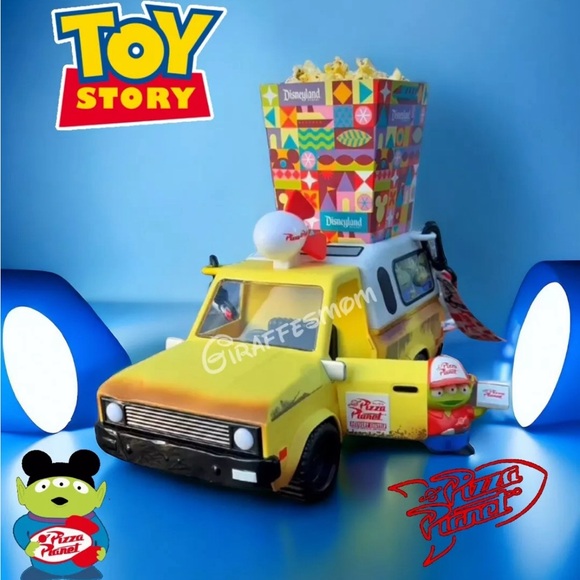 Disney Parks Disneyland PIZZA PLANET TRUCK POPCORN Bucket Pixar Fest - Picture 5 of 5